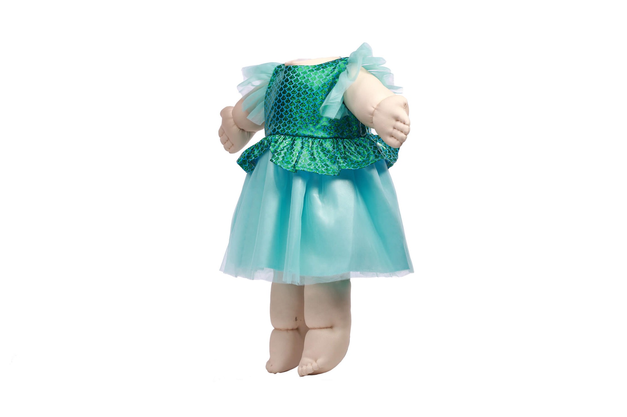 american doll clothing green polyester fabric