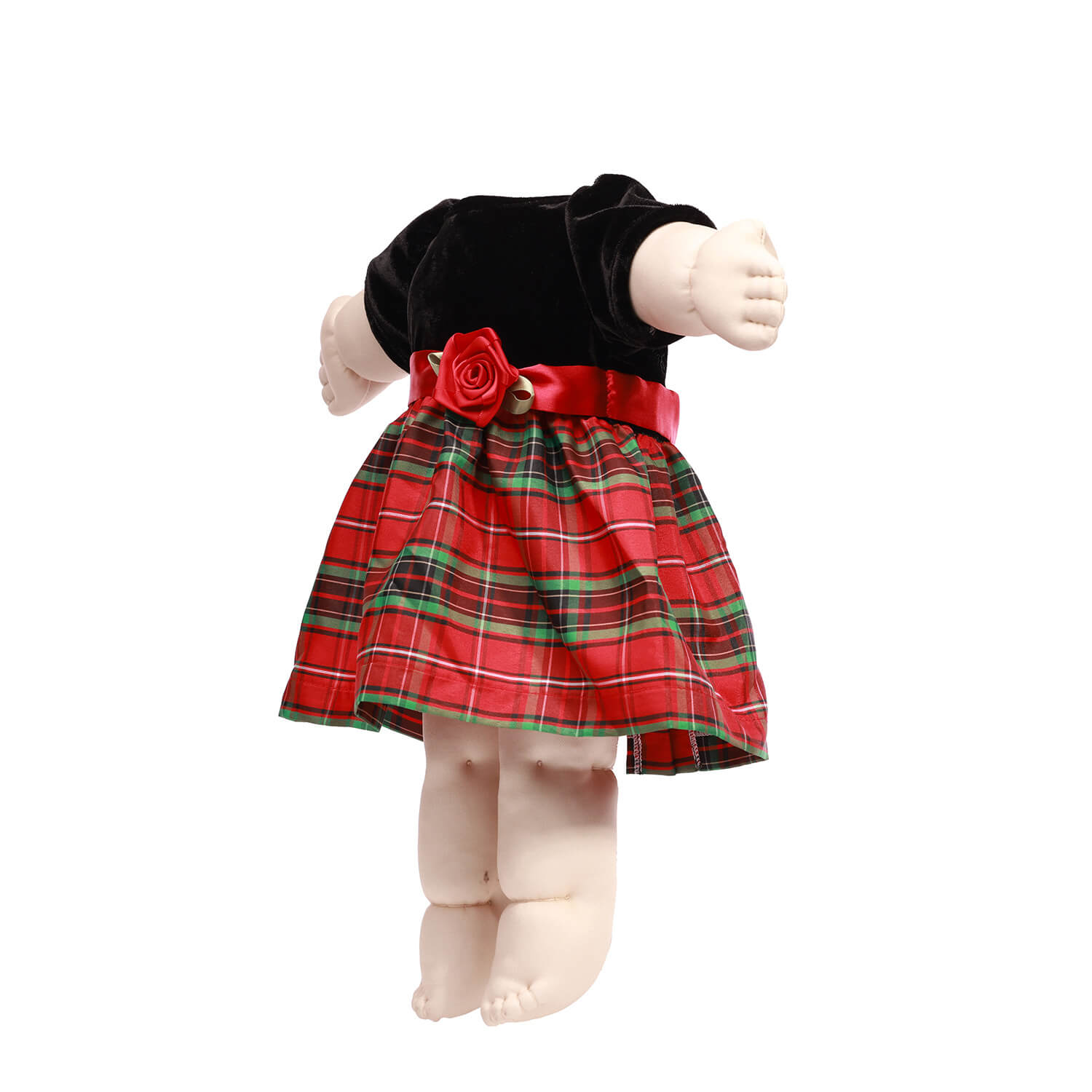 american doll clothing red polyester fabric