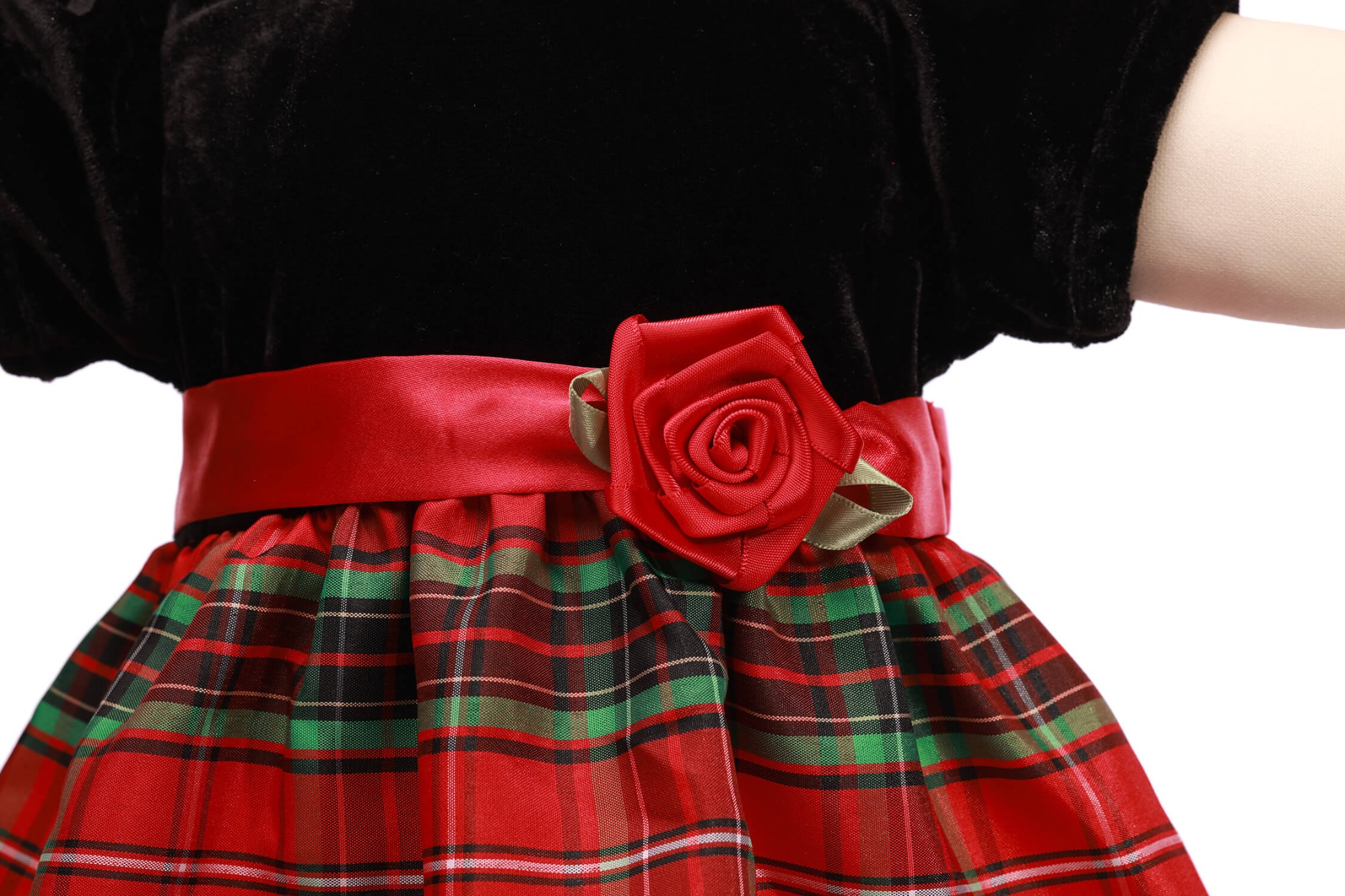 american doll clothing red polyester fabric