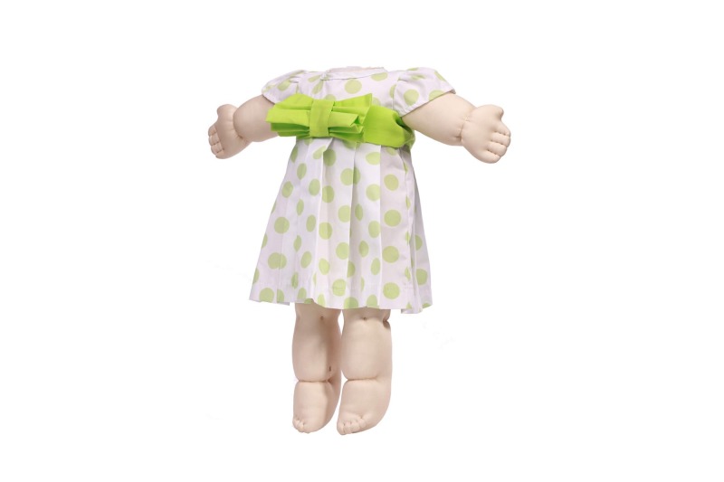 american doll clothing green polyester fabric