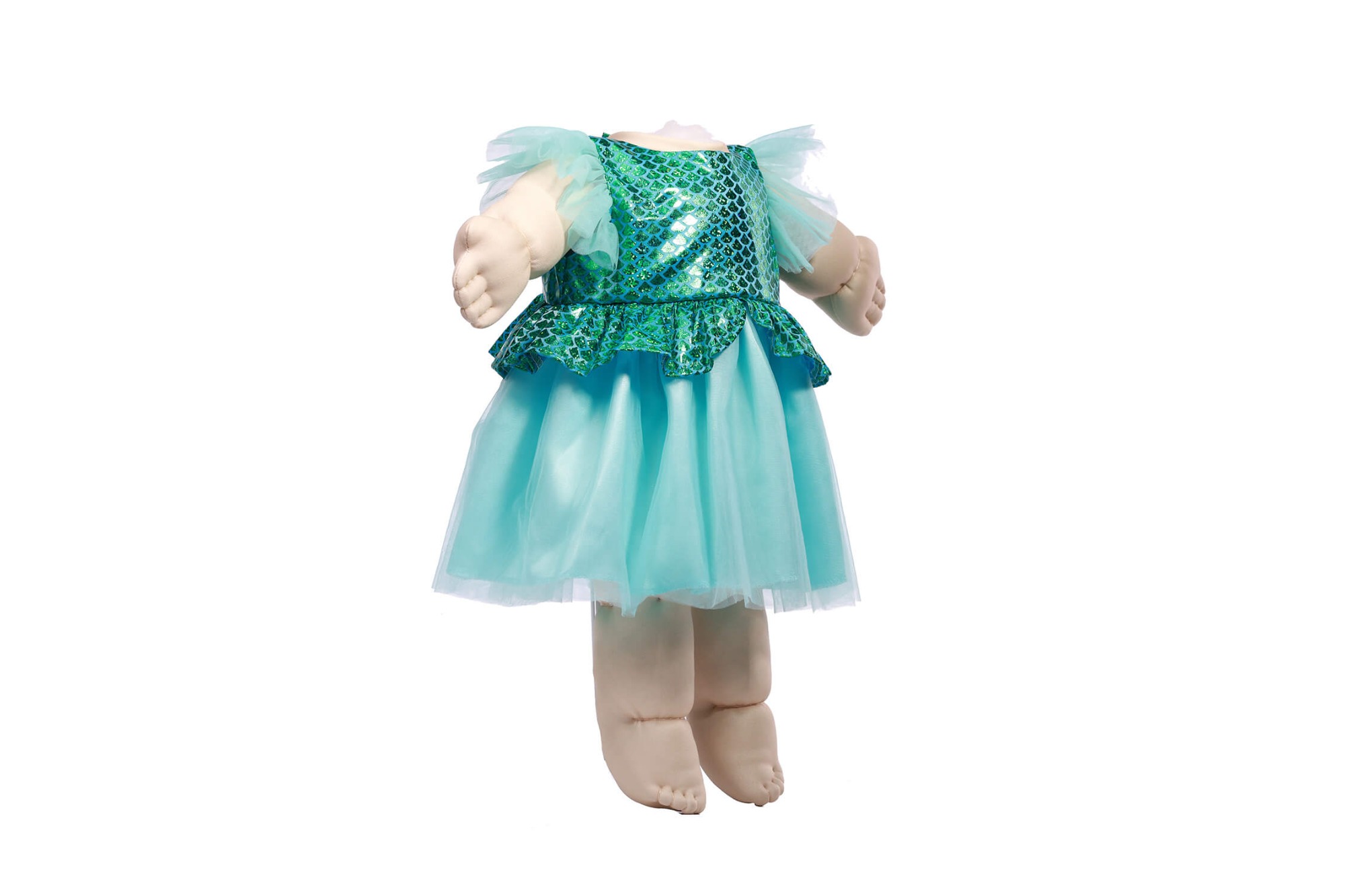 american doll clothing green polyester fabric