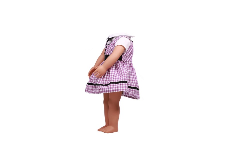 american doll clothing purple polyester fabric