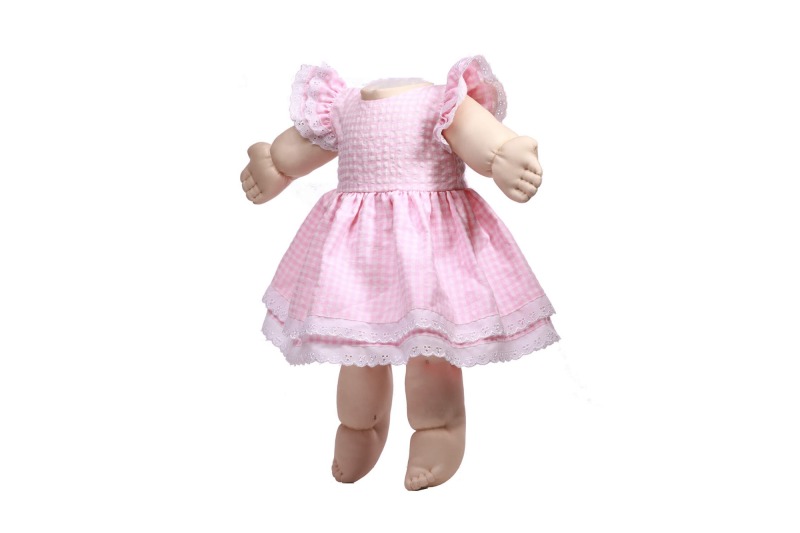 american doll clothing pink polyester fabric