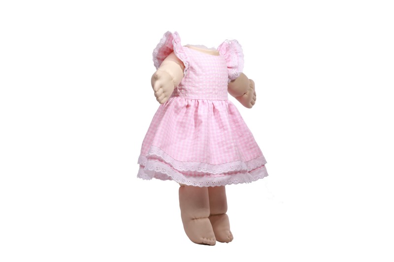 american doll clothing pink polyester fabric