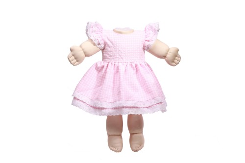 american doll clothing pink polyester fabric