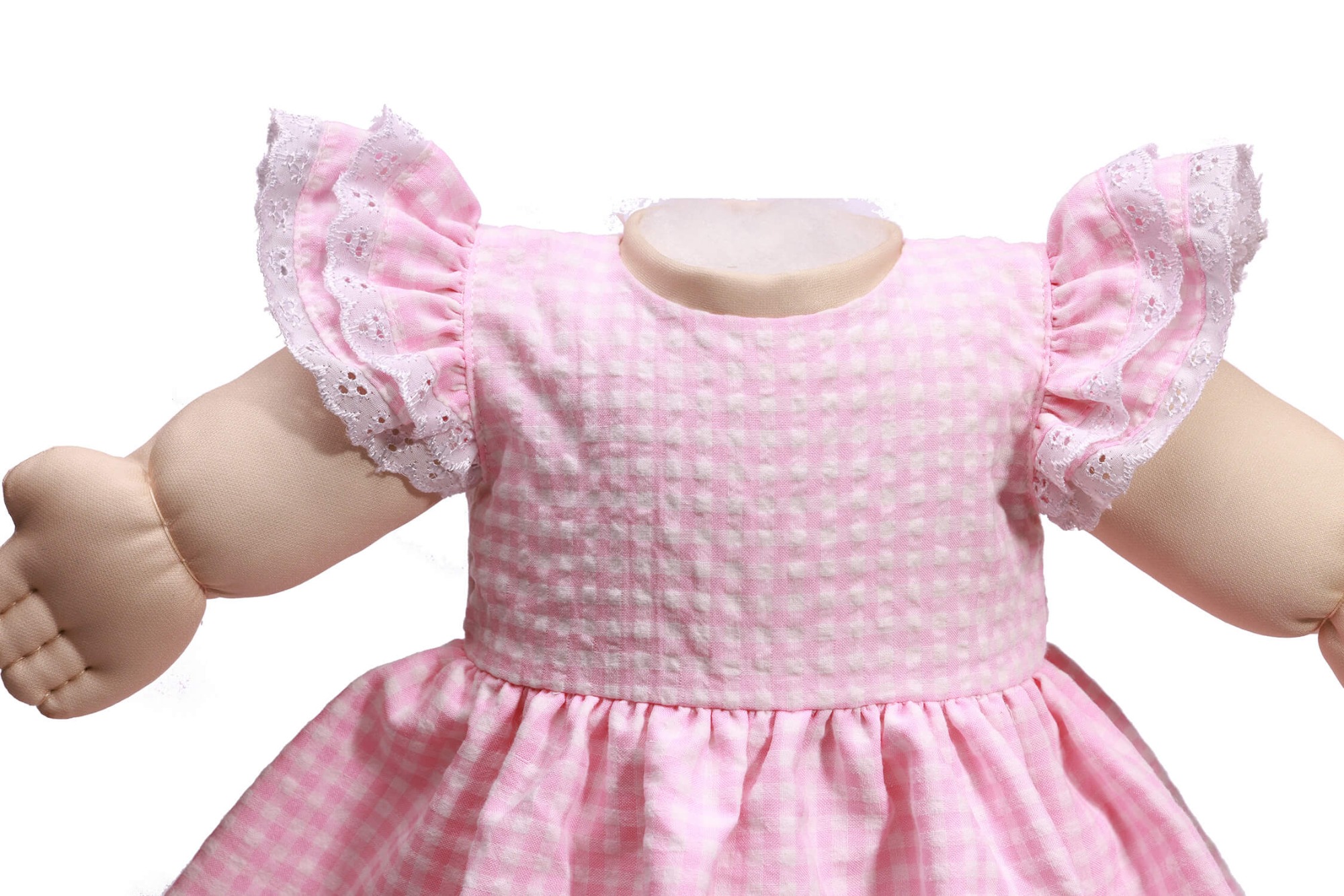 american doll clothing pink polyester fabric