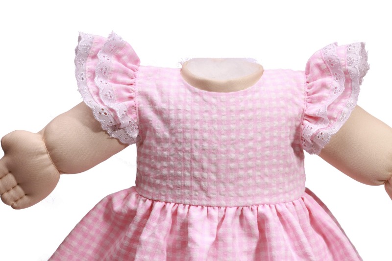 american doll clothing pink polyester fabric