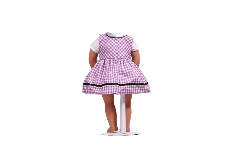 american doll clothing purple polyester fabric