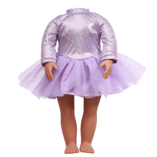 american doll clothing purple polyester fabric