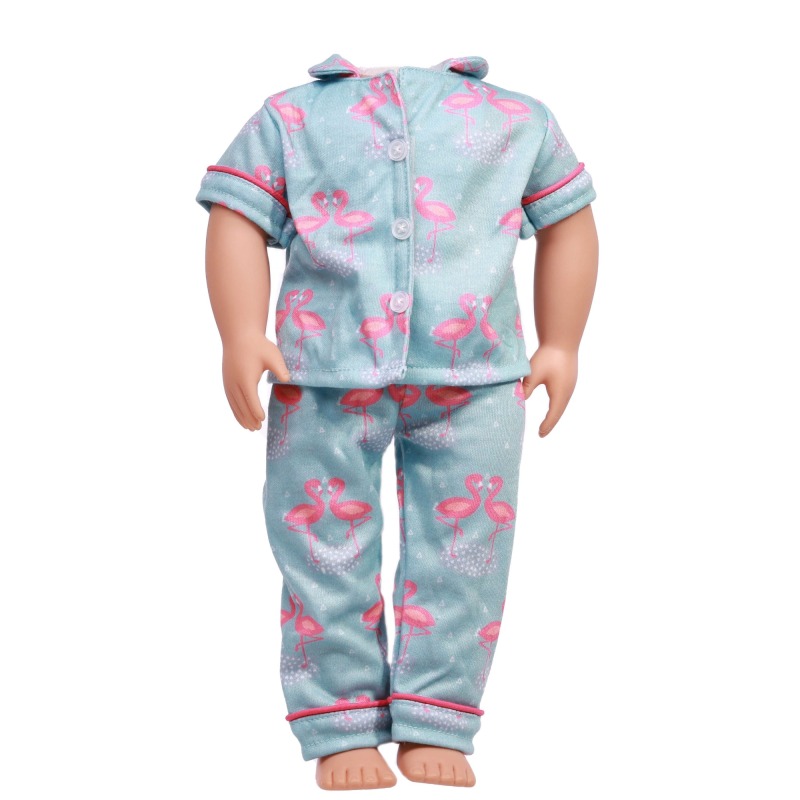 american doll clothing blue polyester fabric