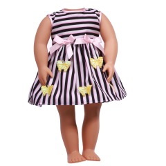 american doll clothing pink polyester fabric