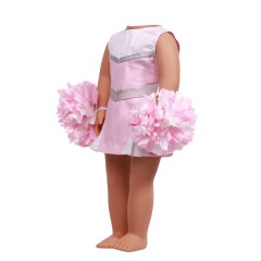 american doll clothing pink polyester fabric