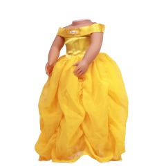 american doll clothing yellow polyester fabric