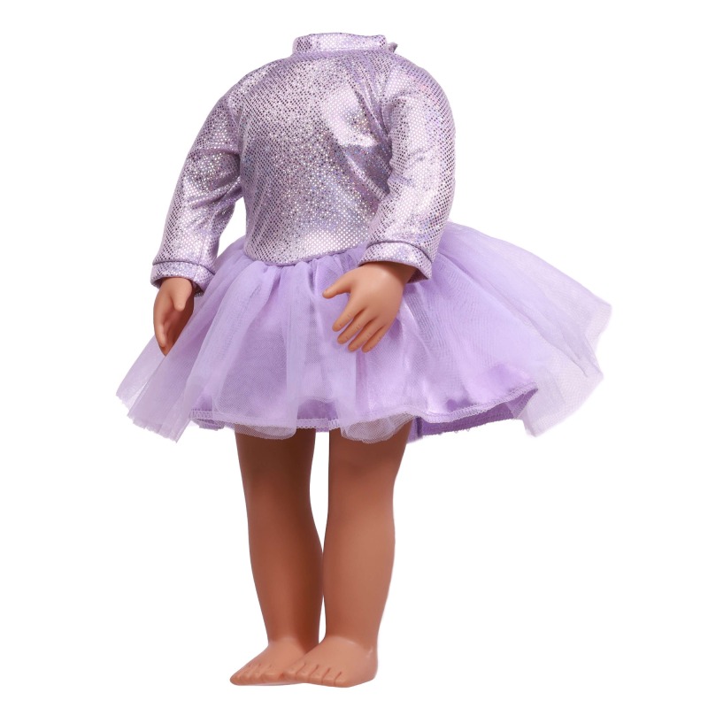 american doll clothing purple polyester fabric