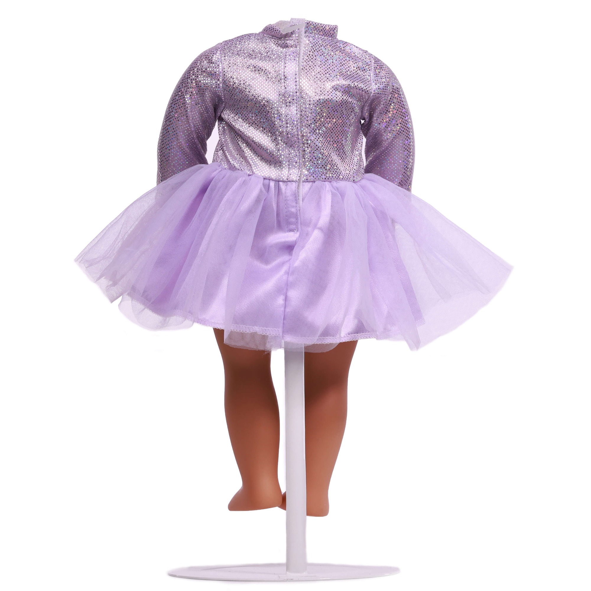 american doll clothing purple polyester fabric