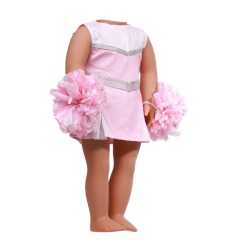 american doll clothing pink polyester fabric