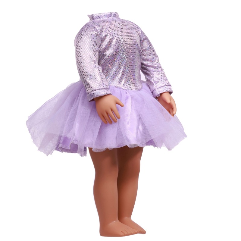 american doll clothing purple polyester fabric