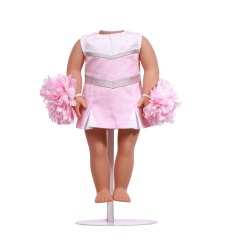 american doll clothing pink polyester fabric