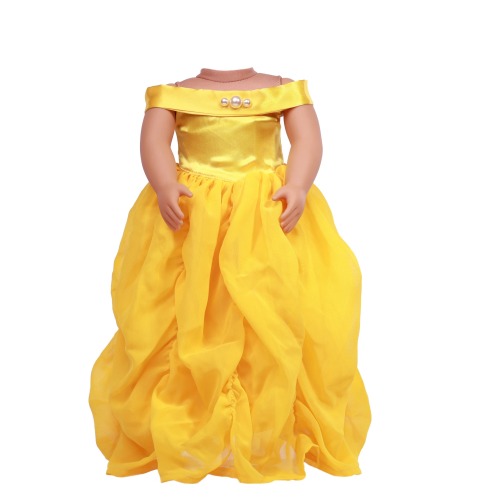 american doll clothing yellow polyester fabric