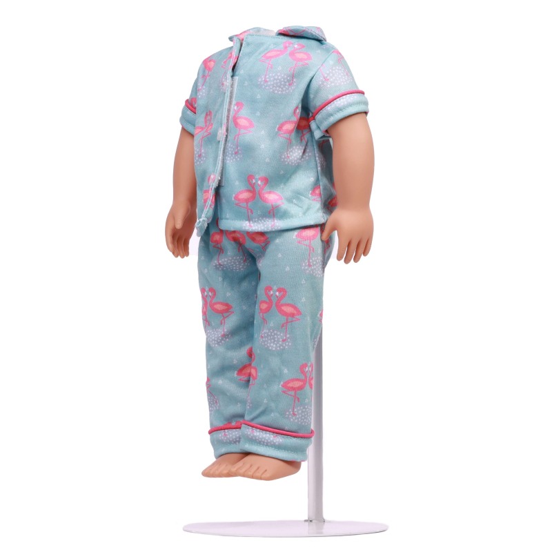 american doll clothing blue polyester fabric