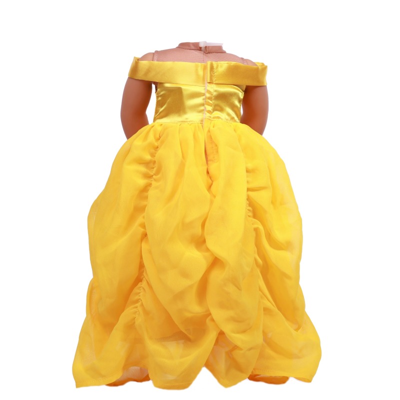 american doll clothing yellow polyester fabric