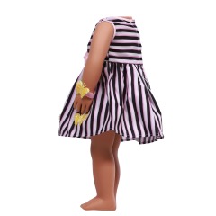 american doll clothing pink polyester fabric