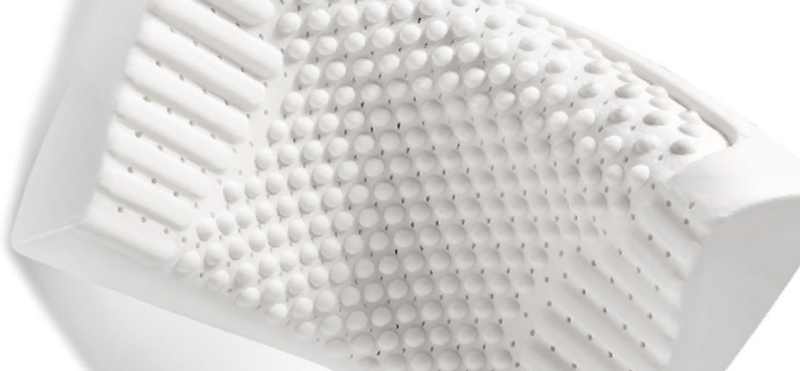 NECK CARE MASSAGE LATEX PILLOW