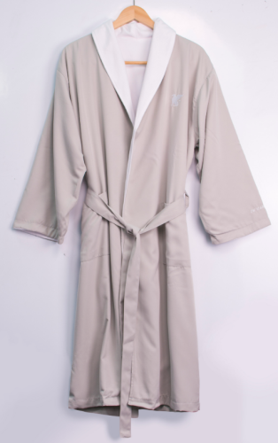Shawl collar bathrobe