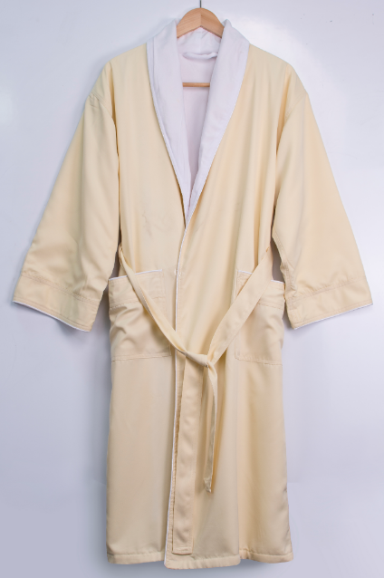 Shawl collar bathrobe