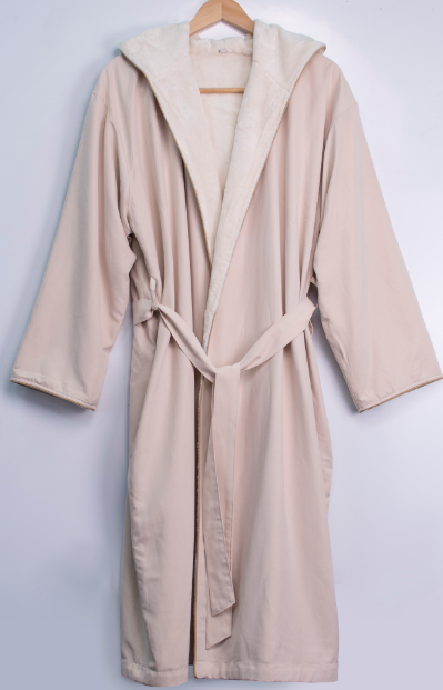 Shawl collar bathrobe