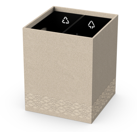Wastebasket with insert Desk area | Bathroom Waste Bin