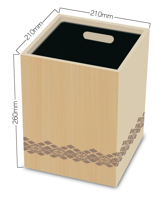 Wastebasket with insert Desk area | Bathroom Waste Bin