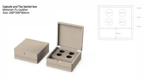 Capsule and Tea Sachet Box