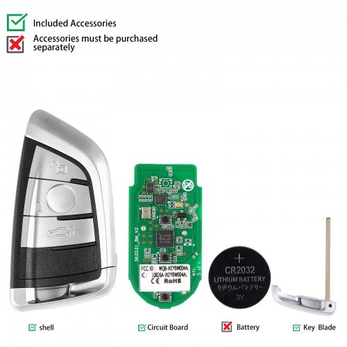 Autel BW003AL Universal Smart Remote Key 3 Buttons For BMW