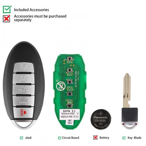 Autel NS005AL Universal Smart Remote Key 5 Buttons For Nissan