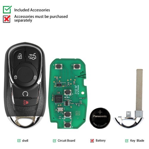 Autel OL005AL Universal Smart Remote Key 5 Buttons for Buick