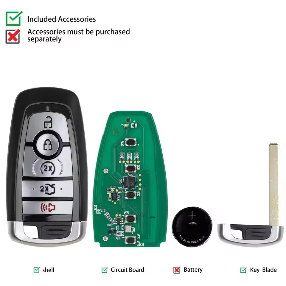 Autel FD005AL Universal Smart Remote Key 5 Buttons 315/433MHz For Ford