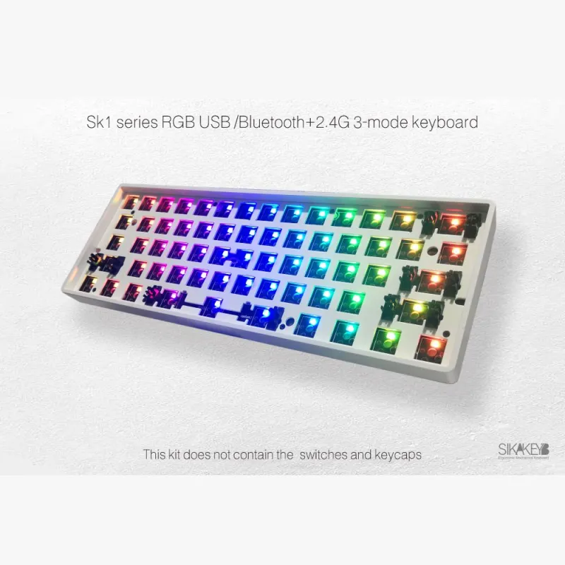 SIKAKEYB SK1 ABS Hot Swap 60% RGB gaming keyboard Mechanical Keyboard kit