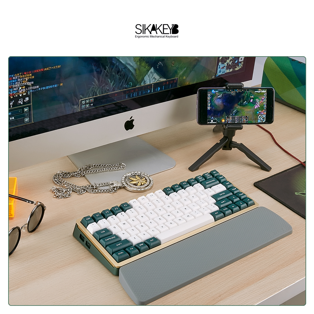 Sikakeyb Ergonomic Silicone Palm Rest Keyboard Wrist Rest