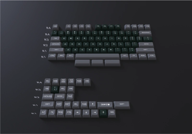Sikakeyb Pbt Doubleshot Pbt 60 64 68 84 Mechanical Keyboard Keycap
