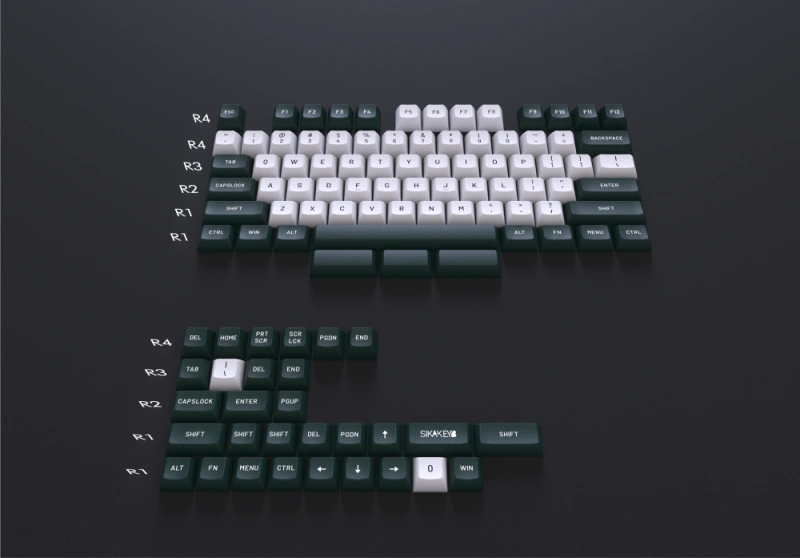 Sikakeyb Pbt Doubleshot Pbt 60 64 68 84 Mechanical Keyboard Keycap