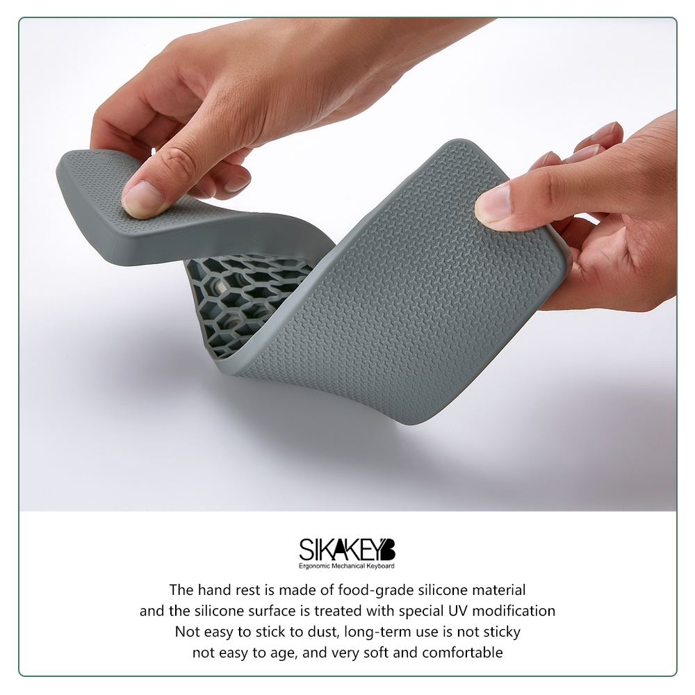 Sikakeyb Ergonomic Gamingmemory Keyboard Wrist Rest