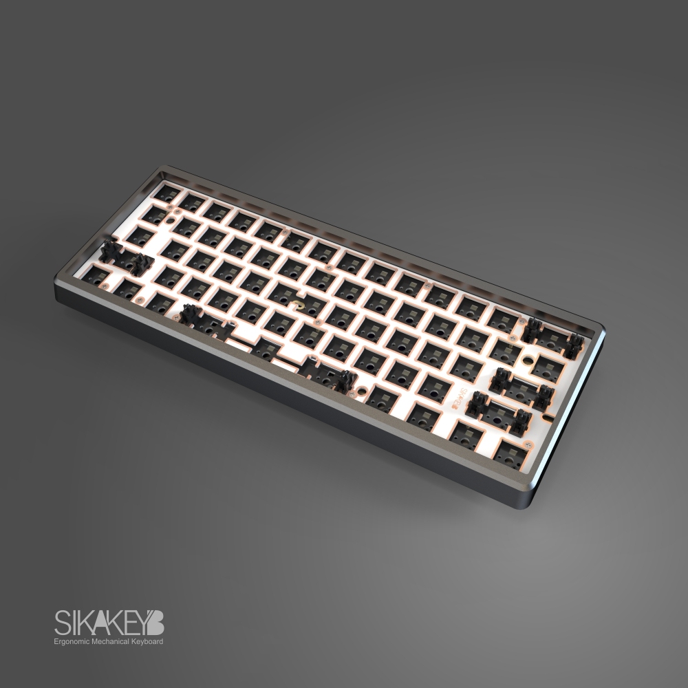 Sikakeyb Sk1 Tabard %60 Aluminum Mechanical Keyboard Kit