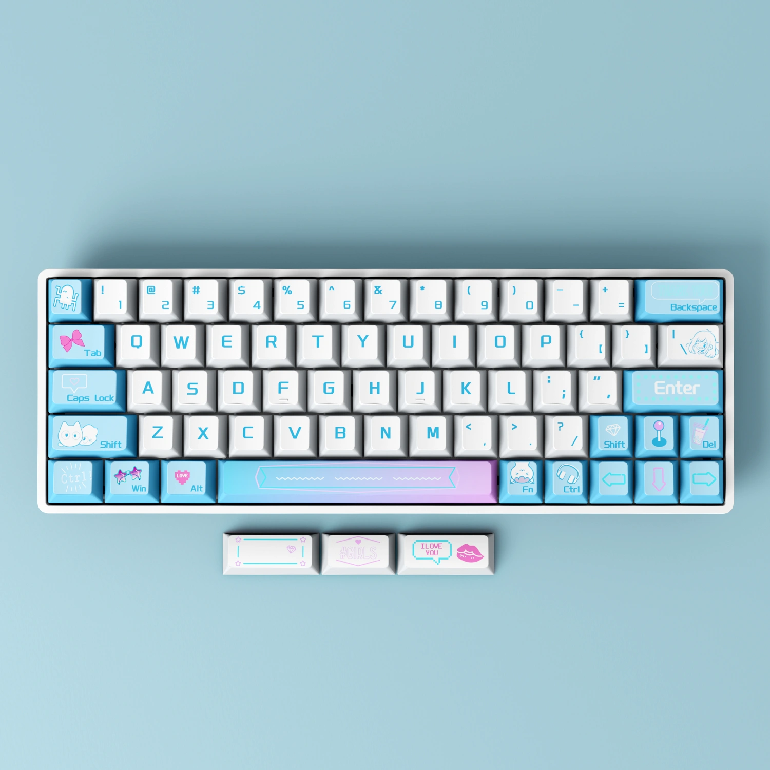 hm66 　フルカスタマイズ Sikakeyb Castle HM66 66Key %60 Magnetic Keyboard