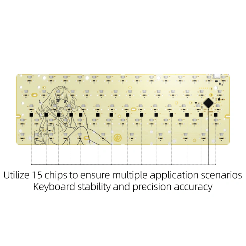 Sikakeyb Castle HM66 66Key %60 Magnetic Keyboard