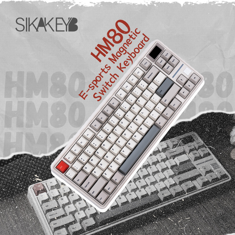 Sikakeyb Castle HM80 82Key %80 Magnetic Keyboard