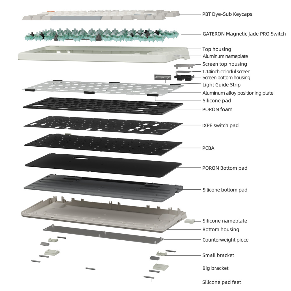 Sikakeyb Castle HM80 82Key %80 Magnetic Keyboard
