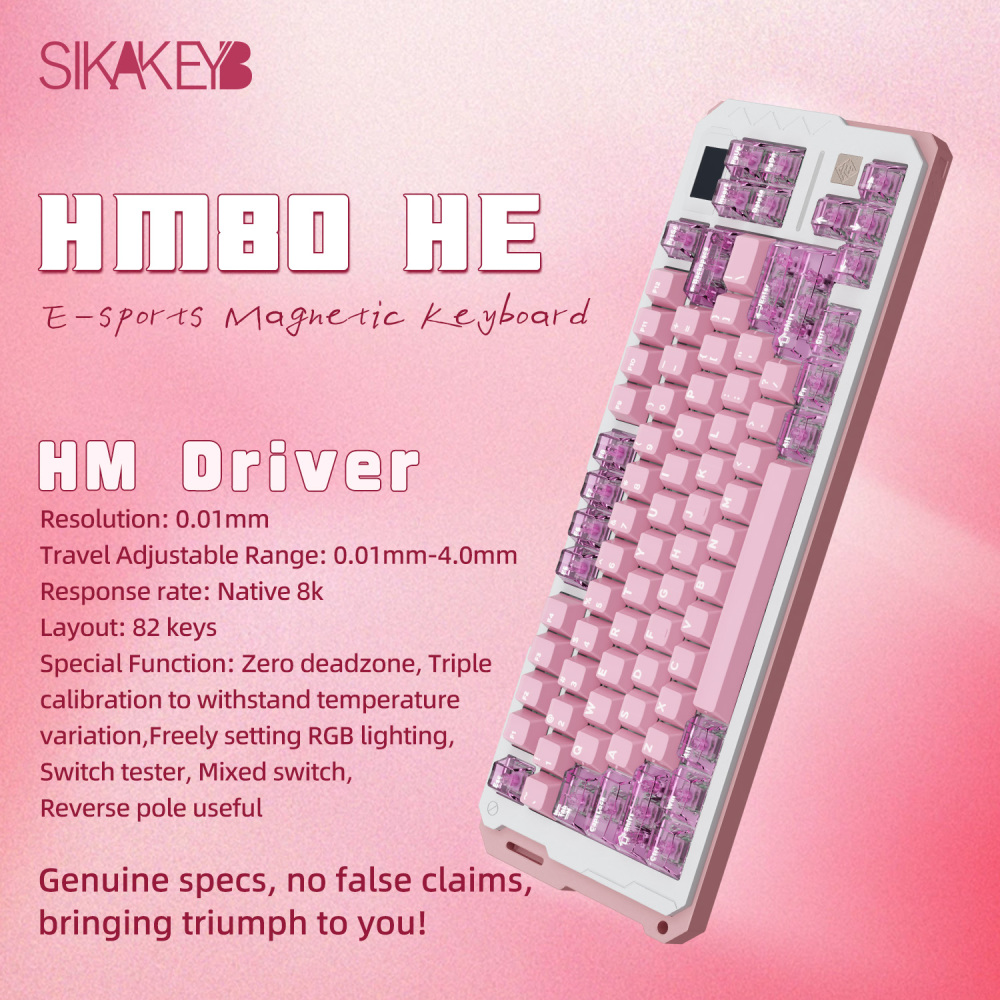 Sikakeyb Castle Hm80 He Esports Games Aluminum Magnetic Keyboard