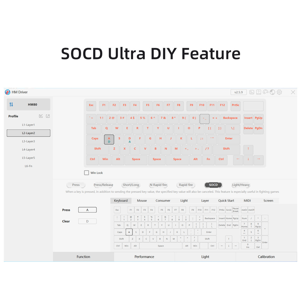 Sikakeyb Castle Hm80 He Esports Games Aluminum Magnetic Keyboard