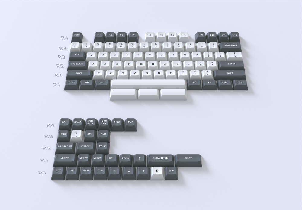 Sikakeyb Pbt Doubleshot Pbt 60 64 68 84 Mechanical Keyboard Keycap